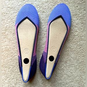 Rothy’s The Flat- Metallic Lilac Size 9